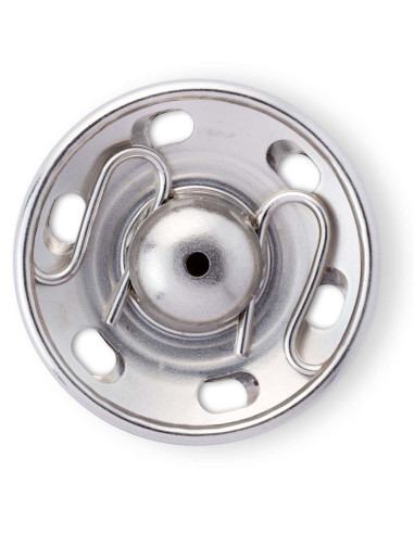 Boutons pression à coudre 30 mm - Argent