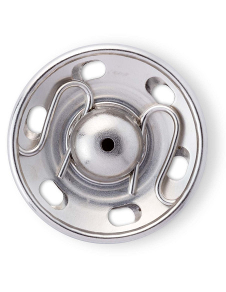 Boutons pression à coudre 30 mm - Argent