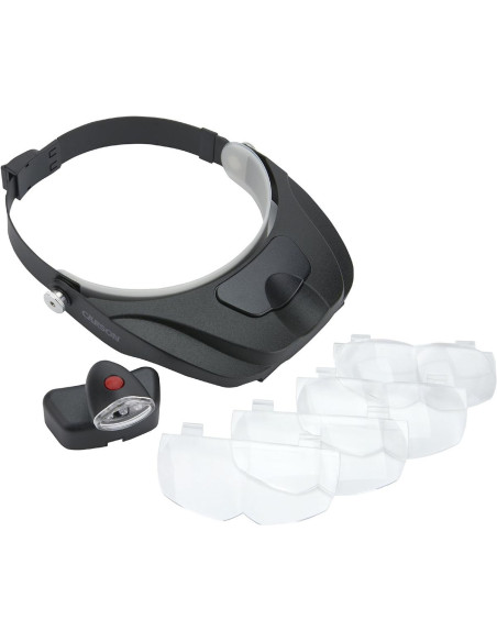 Lampe loupe serre-tête Magnivisor Deluxe Carson Optical