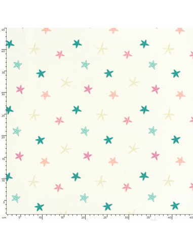 Tissu lycra maillot de bain - Étoile de mer