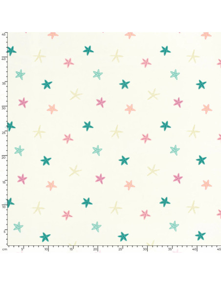 Tissu lycra maillot de bain - Étoile de mer