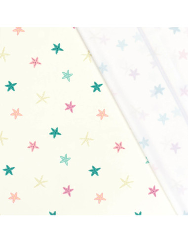 Tissu lycra maillot de bain - Étoile de mer