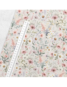 Tissu coton premium - Fleur délicate 2