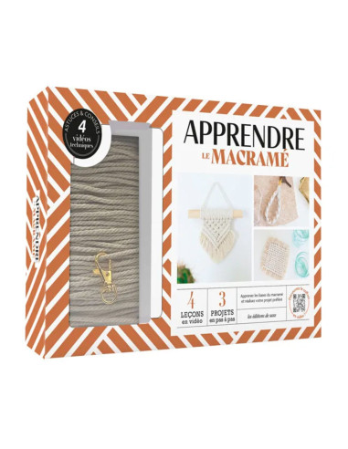 Coffret apprendre le macramé