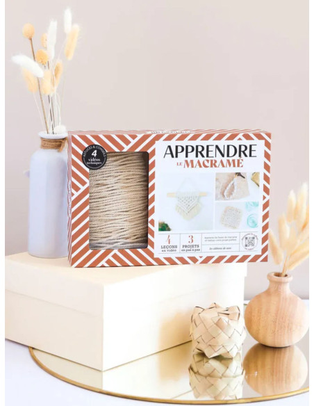 Coffret apprendre le macramé