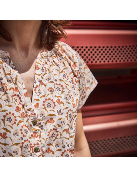 Patron de blouse ou robe Okinawa - Ikatee