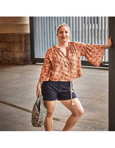 Patron de blouse ou robe Okinawa - Ikatee