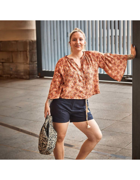 Patron de blouse ou robe Okinawa - Ikatee