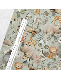 Tissu coton premium - Safari 2