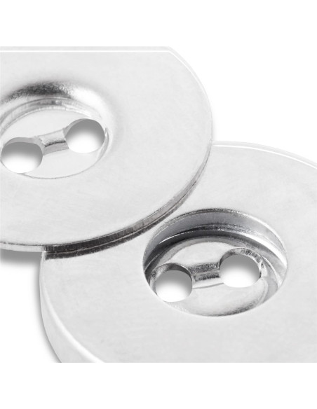 Lot 3 boutons magnétiques à coudre - Argent