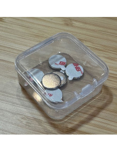 Disques autocollants magnétiques pour poignées de règles patchwork