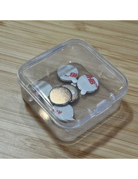 Disques autocollants magnétiques pour poignées de règles patchwork