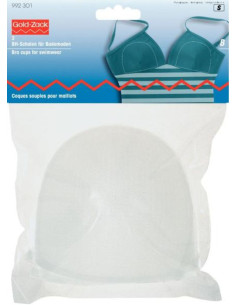 Coques souples blanches pour maillots de bain