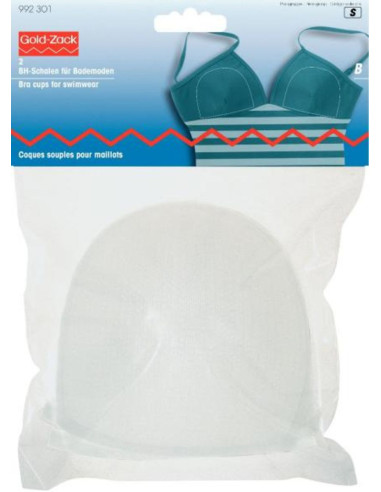 Coques souples blanches pour maillots de bain