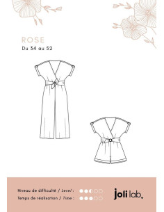 Patron de combinaison Rose - Joli Lab 2