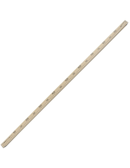 Mètre bois homologué carré