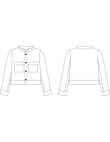 Patron de veste Clarence - Cha´ Coud