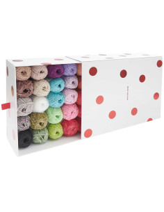Coffret 35 pelotes de coton Ricorumi - Shrooom 2