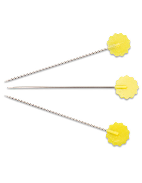 Epingles quilting avec tête fleur
