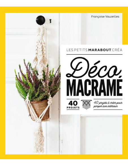 Livre déco, macramé