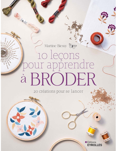 Livre 10 leçons pour apprendre à broder