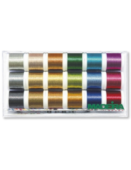 Boite de fils Metallic Glamour Madeira