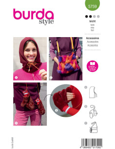 Patron d´accessoires - Burda 5759