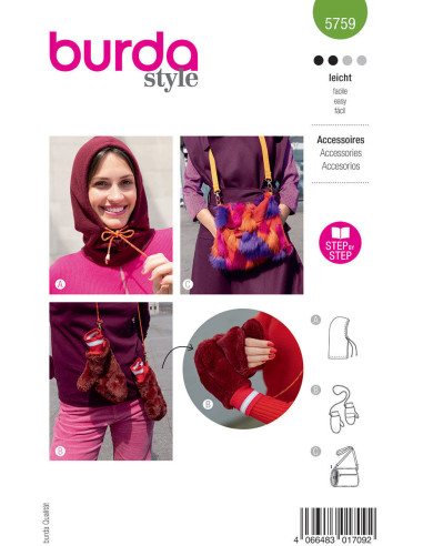 Patron d´accessoires - Burda 5759
