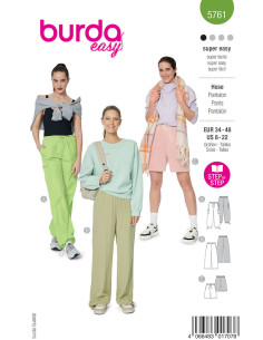 Patron de pantalon - Burda 5761