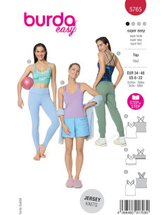 Patron de top - Burda 5765