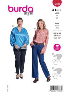 Patron de blouse - Burda 5780