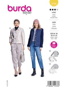 Patron de veste - Burda 5799