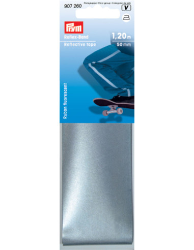 Ruban fluorescent thermocollant