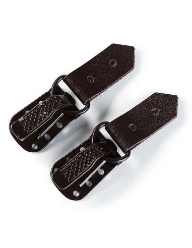 Clips pour manteaux fourrure - Marron