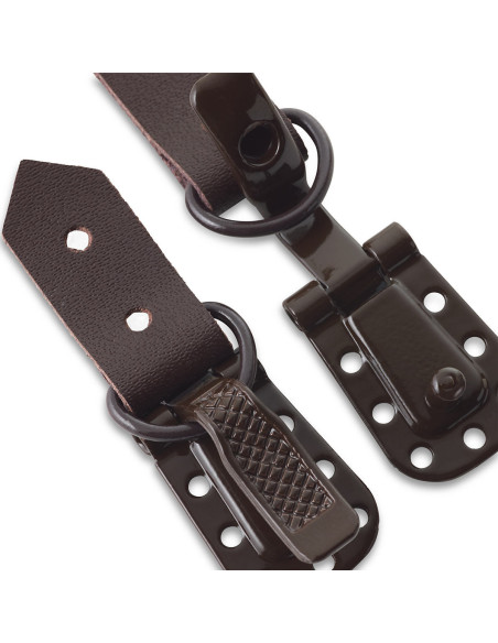 Clips pour manteaux fourrure - Marron
