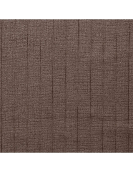 Tissu coton matelassé - Fauve taupe