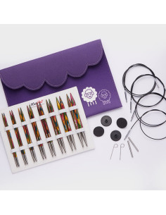 Trousse aiguilles à tricoter circulaires KnitPro Deluxe Symfonie Wood
