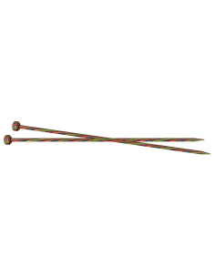 Aiguilles à tricoter en bois Symfonie KnitPro 40 cm 2