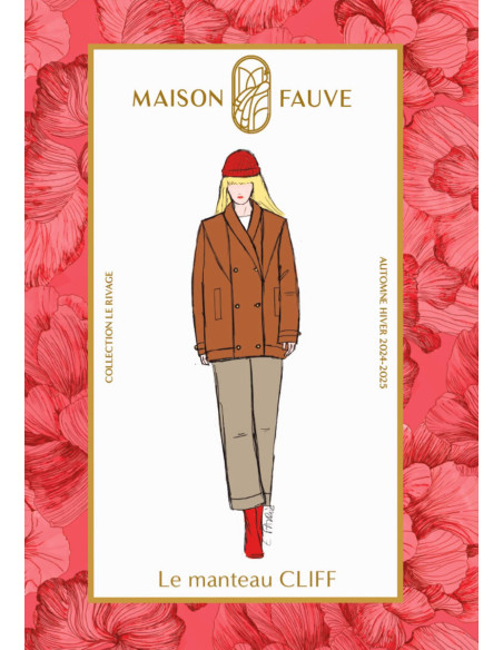 Patron de manteau Cliff - Maison Fauve