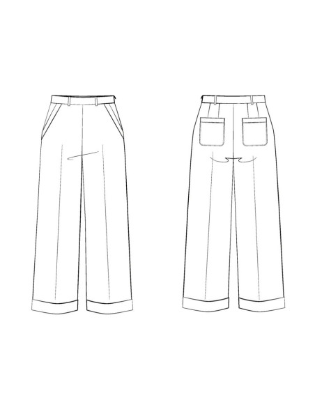 Patron de pantalon Recif - Maison Fauve