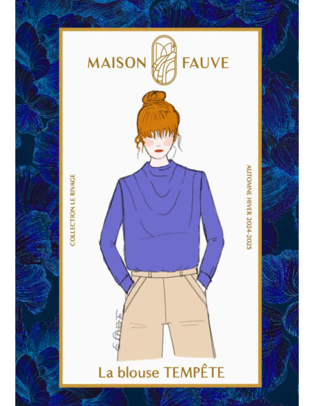 Patron de blouse Tempête - Maison Fauve