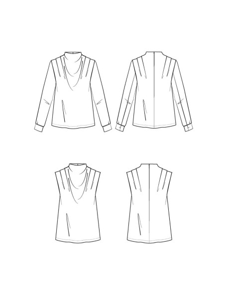 Patron de blouse Tempête - Maison Fauve