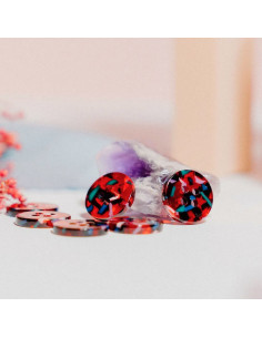 Paquet de 15 boutons en biorésine 15 mm 4 trous - Beloved 2