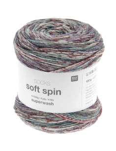 Laine à chaussettes Soft Spin Rico Design