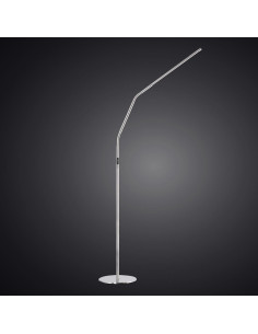 Lampe sur pied Daylight Slimline 4 - Acier brossé