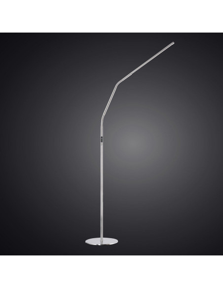 Lampe sur pied Daylight Slimline 4 - Acier brossé
