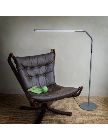 Lampe sur pied Daylight Slimline 4 - Gris glace