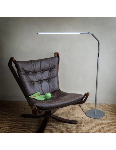 Lampe sur pied Daylight Slimline 4 - Gris glace