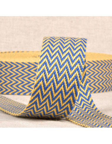 Sangle chevrons - Jaune