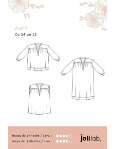 Patron de blouse et robe Amy - Joli Lab 2